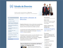 Tablet Screenshot of divorciovirtual.com.ar